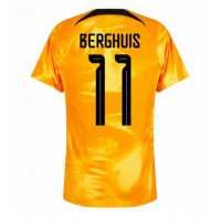 Fotbalové Dres Holandsko Steven Berghuis #11 Domácí MS 2022 Krátký Rukáv